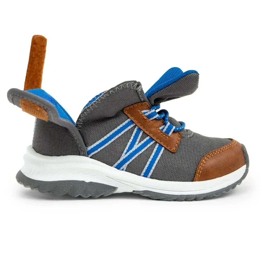 Stride Rite 360 Freya KB027702 Boots Toddler US 11 Gray Brown Ankle Strap NCZ254